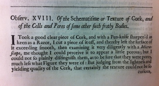 Cells extract from Micrographia