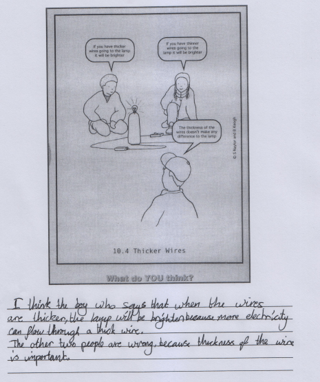 Concept Cartoon Comparative Judgement